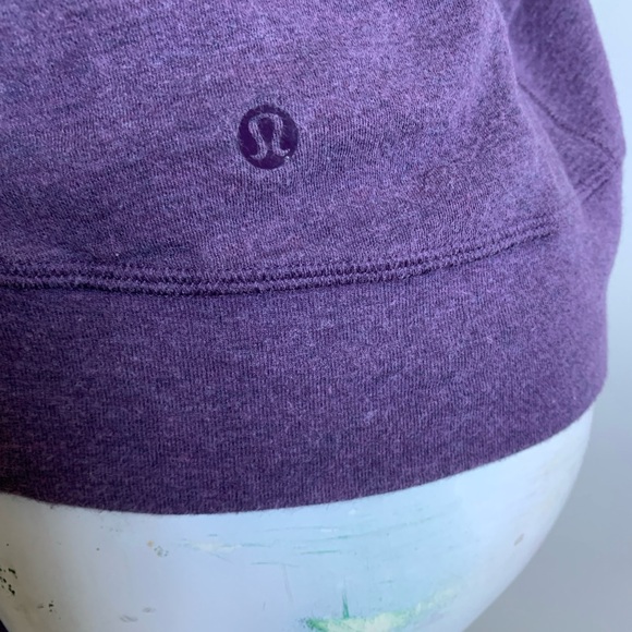 Lululemon size 4 cowl neck purple sweatshirt - Picture 3 of 5